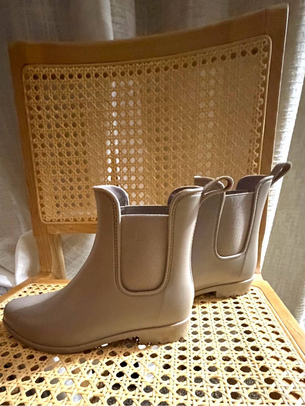 a new day Taupe Chelsea Rain Booties